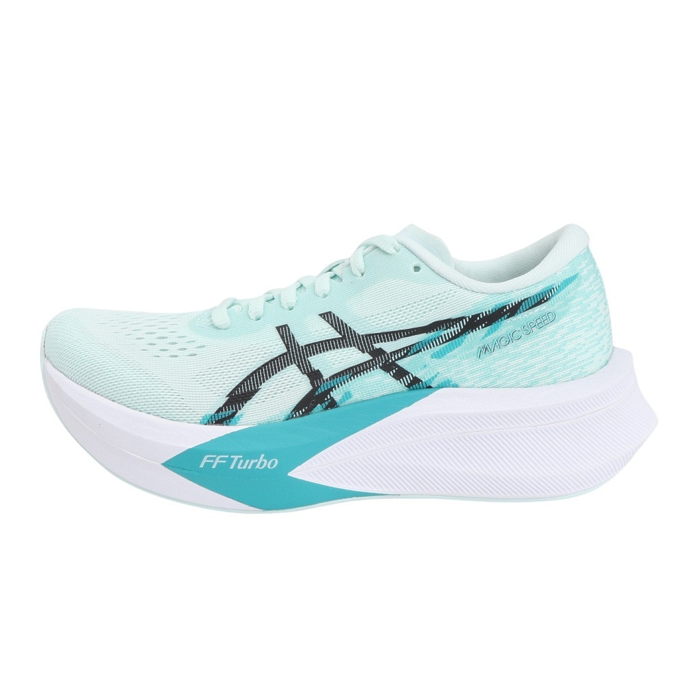 アシックス（ASICS）（レディース）ランニングシューズ マジックスピード 4 ブルー ブラック 1012B676.400 スニーカー 部活 軽量