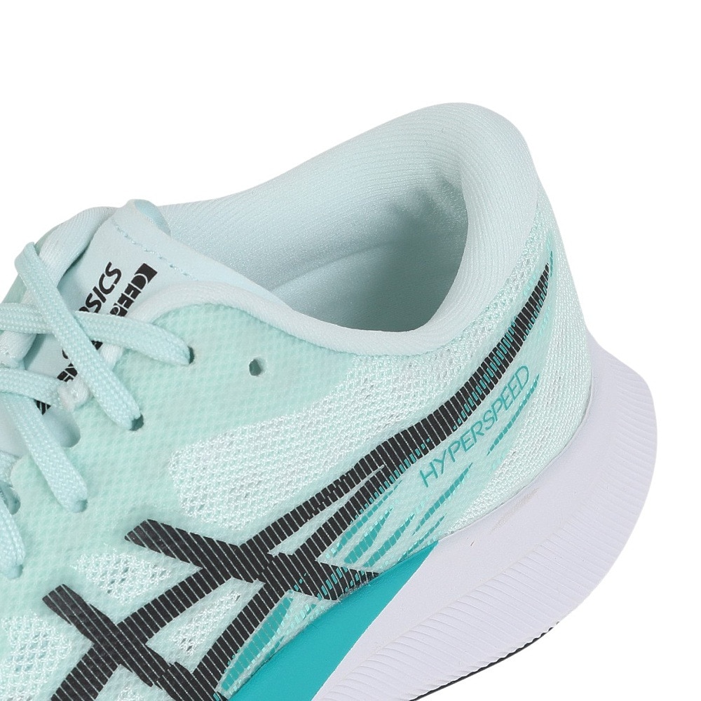 アシックス（ASICS）（レディース）ランニングシューズ ハイパースピード 4 ブルー ブラック 1012B677.400 スニーカー トレシュ 部活 軽量