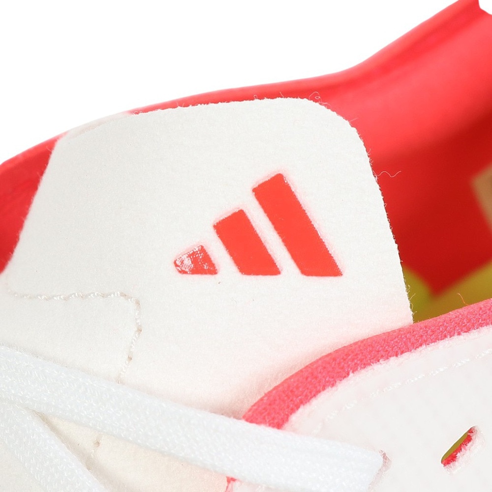 アディダス（adidas）（レディース）ランニングシューズ アディゼロ ボストン 12 ホワイト JQ2554 スニーカー トレーニング 部活 クッション 軽量 厚底