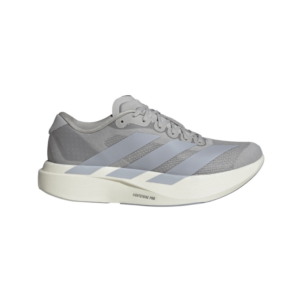 アディダス（adidas）（レディース）ランニングシューズ トレーニングシューズ アディゼロ エヴォ SL W グレー JS4449 スニーカー