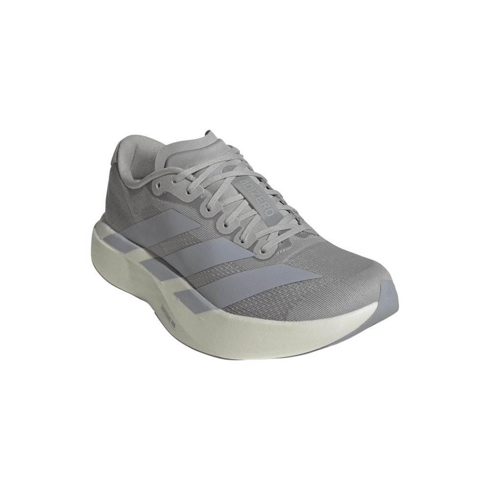 アディダス（adidas）（レディース）ランニングシューズ トレーニングシューズ アディゼロ エヴォ SL W グレー JS4449 スニーカー