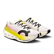 (レディース)ランニングシューズ トレーニングシューズ 部活 クラウドブーム マックス グリーン ピンク 3WF30184229