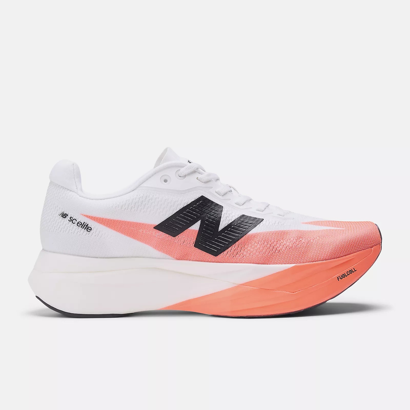 ニューバランス（new balance）（レディース）ランニングシューズ トレーニングシューズ フューエルセル スーパーコンプ エリート v5 レッド ホワイト WRCELLR５B