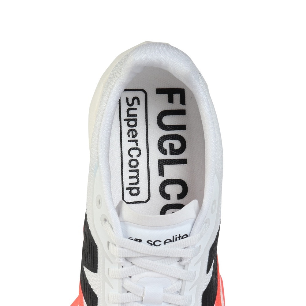 ニューバランス（new balance）（レディース）ランニングシューズ トレーニングシューズ フューエルセル スーパーコンプ エリート v5 レッド ホワイト WRCELLR５B