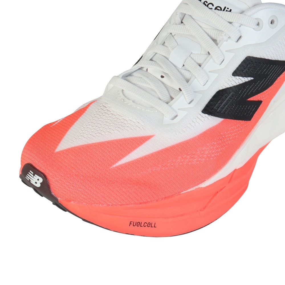 ニューバランス（new balance）（レディース）ランニングシューズ トレーニングシューズ フューエルセル スーパーコンプ エリート v5 レッド ホワイト WRCELLR５B