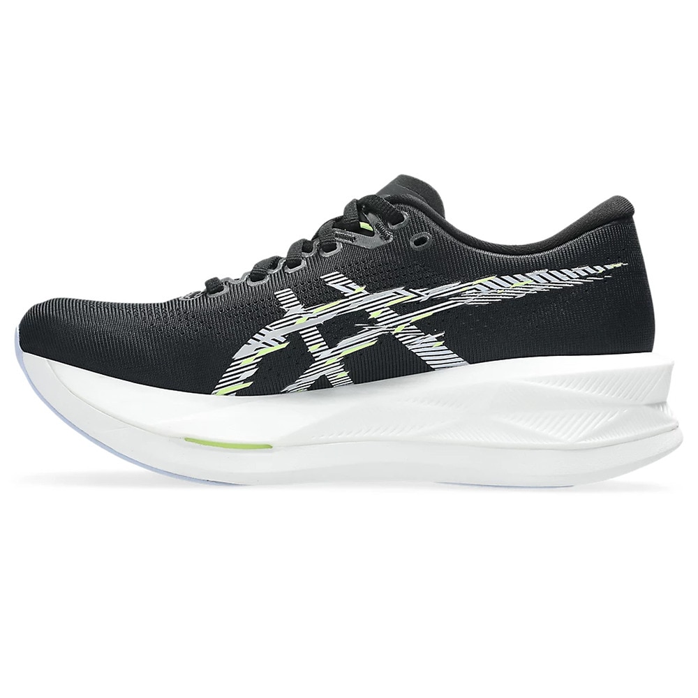 アシックス（ASICS）（レディース）ランニングシューズ トレーニングシューズ 部活 ソニックブラスト ブラック ブルー 1012B862.001