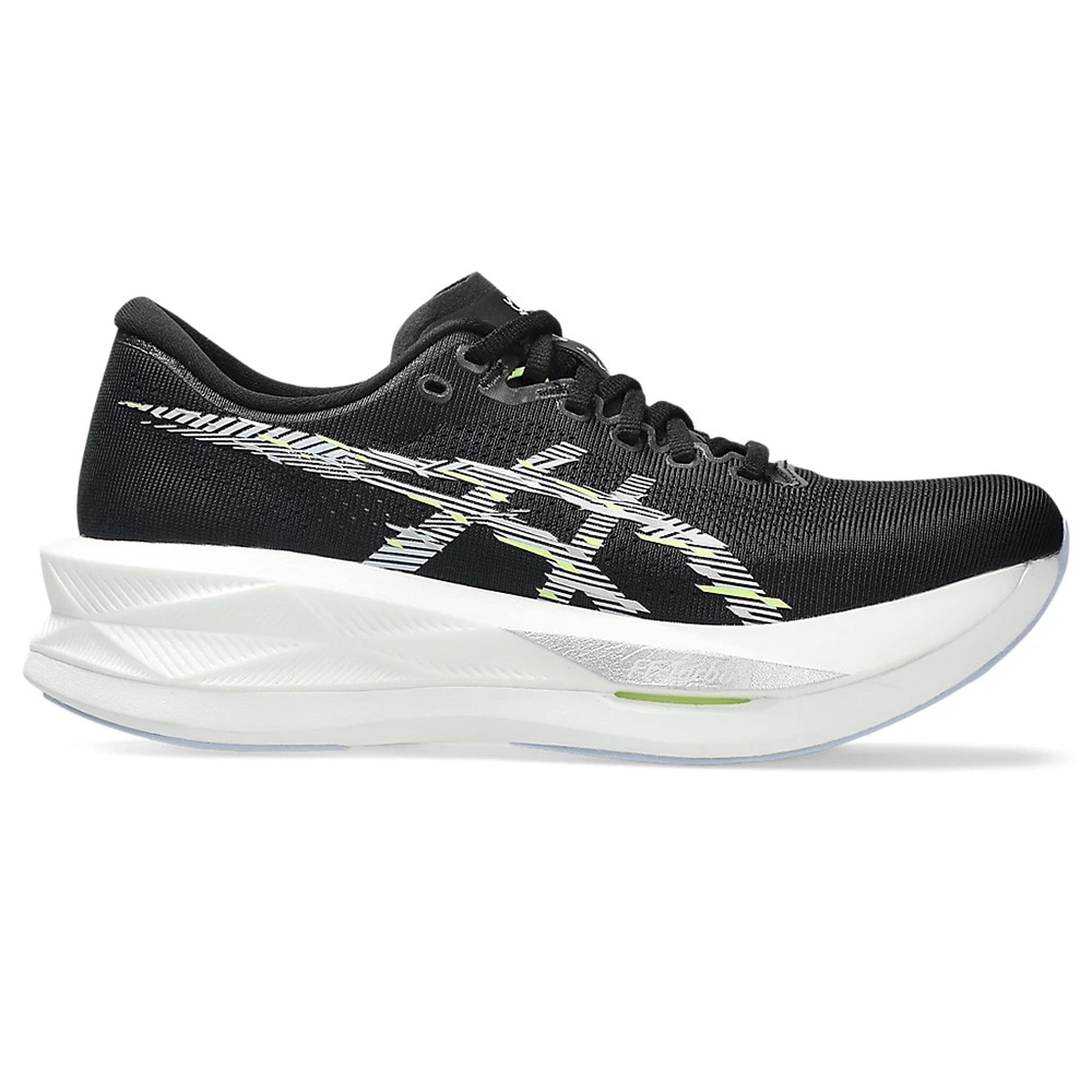 アシックス（ASICS）（レディース）ランニングシューズ トレーニングシューズ 部活 ソニックブラスト ブラック ブルー 1012B862.001