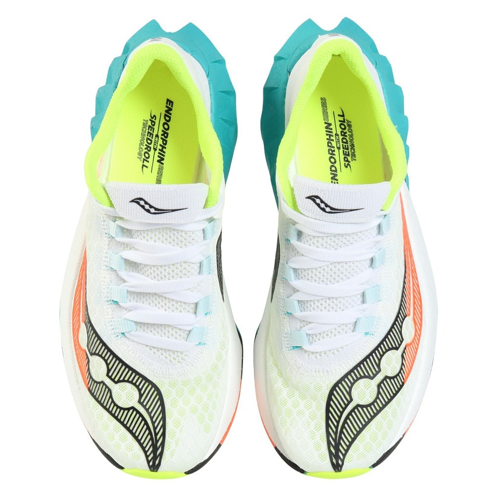 サッカニー（SAUCONY）（レディース）ランニングシューズ トレーニングシューズ 部活 エンドルフィンプロ 4 S10939-97 WHT/MUTANT