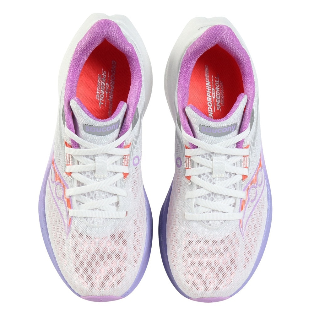 サッカニー（SAUCONY）（レディース）ランニングシューズ トレーニングシューズ 部活 エンドルフィン スピード 5 S11007-340 WHT/CROCUS