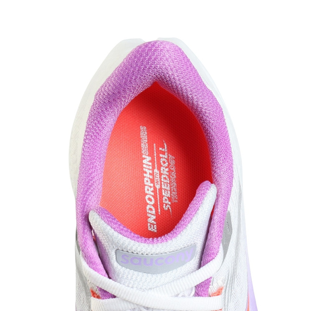 サッカニー（SAUCONY）（レディース）ランニングシューズ トレーニングシューズ 部活 エンドルフィン スピード 5 S11007-340 WHT/CROCUS