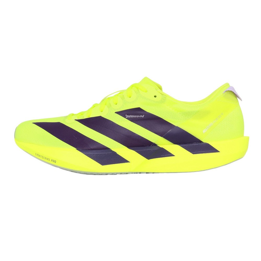 アディダス（adidas）（レディース）ランニングシューズ トレーニングシューズ 部活 アディゼロ ジャパン 9 フラッシュイエロー NKL79-JQ0778 スポーツ シューズ