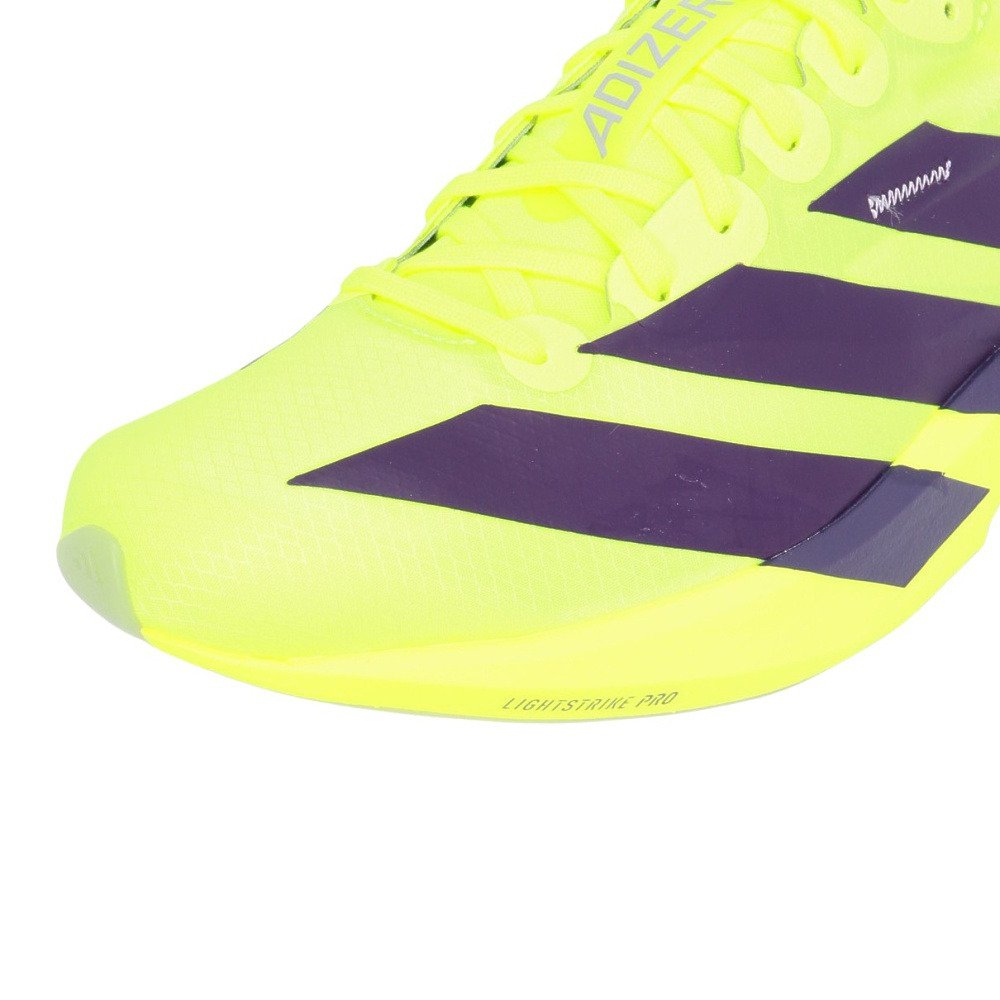 アディダス（adidas）（レディース）ランニングシューズ トレーニングシューズ 部活 アディゼロ ジャパン 9 フラッシュイエロー NKL79-JQ0778 スポーツ シューズ