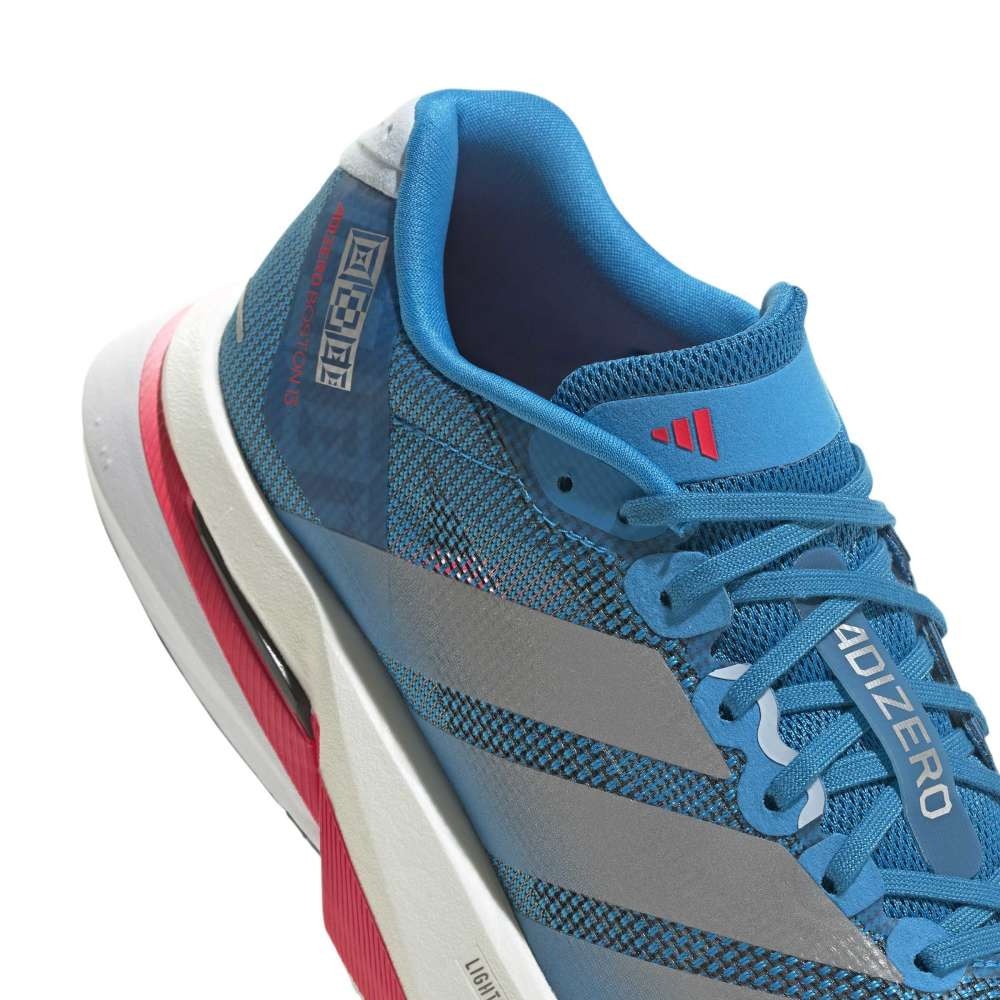 アディダス（adidas）（レディース）ランニングシューズ トレーニングシューズ 部活 アディゼロ ボストン 13 ブルー OPU27-JR4867 スニーカー