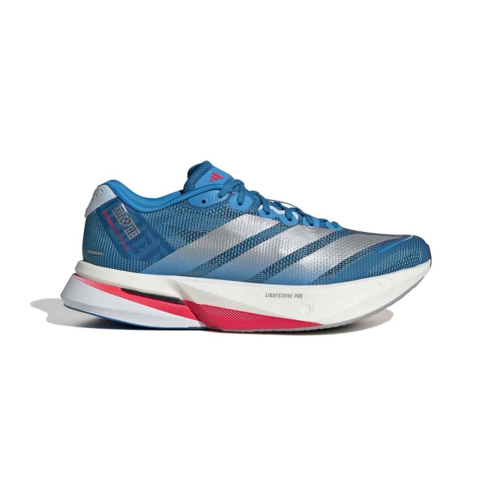 アディダス（adidas）（レディース）ランニングシューズ トレーニングシューズ 部活 アディゼロ ボストン 13 ブルー OPU27-JR4867 スニーカー