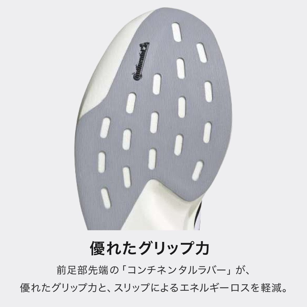 アディダス（adidas）（レディース）ランニングシューズ トレーニングシューズ 部活 アディゼロ EVO SL ブラック OPU30-JR4737 スポーツシューズ
