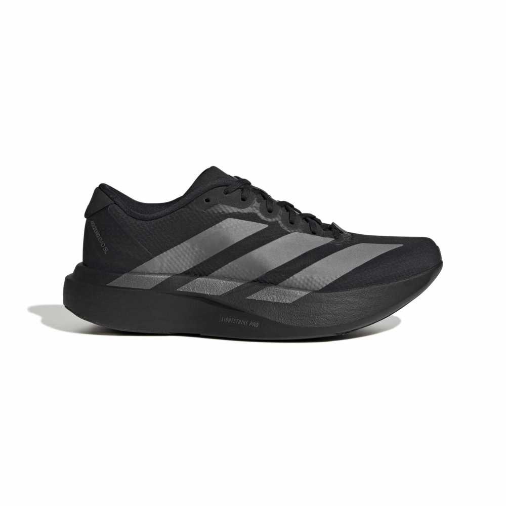 アディダス（adidas）（レディース）ランニングシューズ トレーニングシューズ 部活 アディゼロ エヴォ SL ランニング ブラック OPU30-JR4737