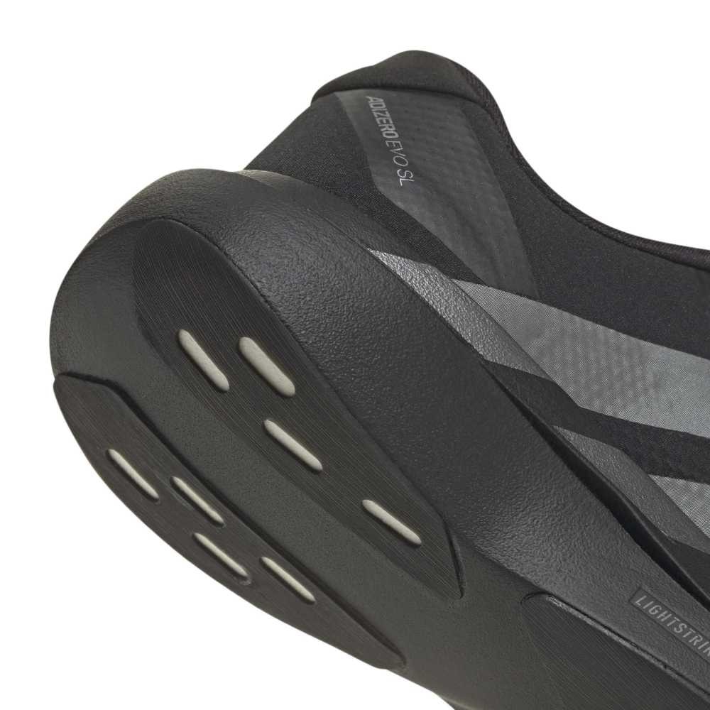 アディダス（adidas）（レディース）ランニングシューズ トレーニングシューズ 部活 アディゼロ エヴォ SL ランニング ブラック OPU30-JR4737