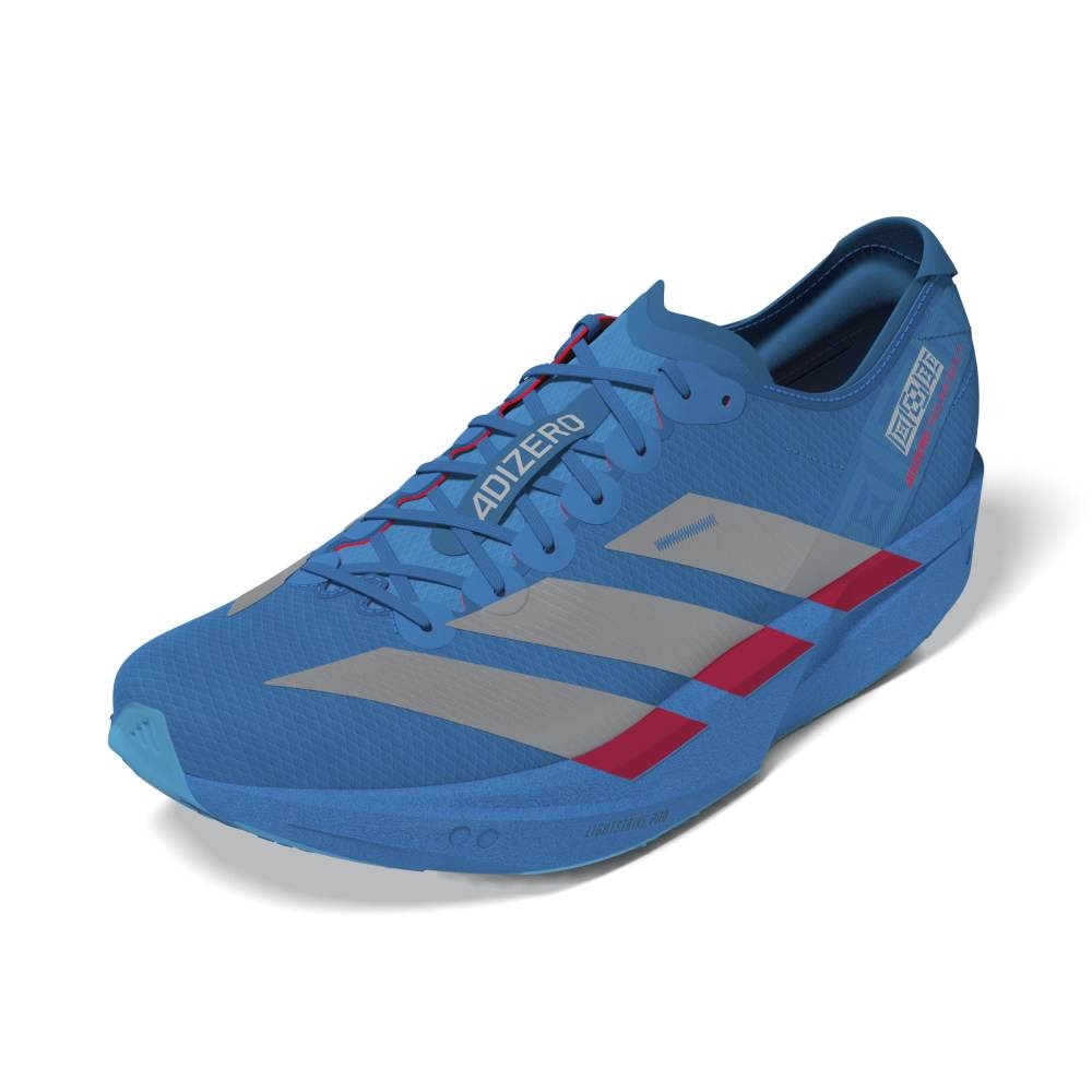 アディダス（adidas）（レディース）ランニングシューズ トレーニングシューズ 部活 アディゼロ タクミ セン 11 ブルー OPU68-JR4795