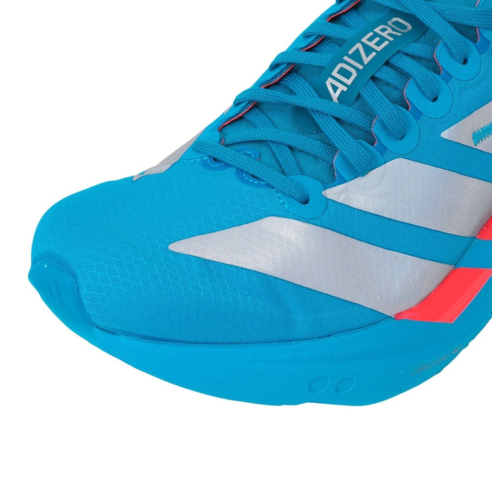 アディダス（adidas）（レディース）ランニングシューズ トレーニングシューズ 部活 アディゼロ タクミ セン 11 ブルー OPU68-JR4795
