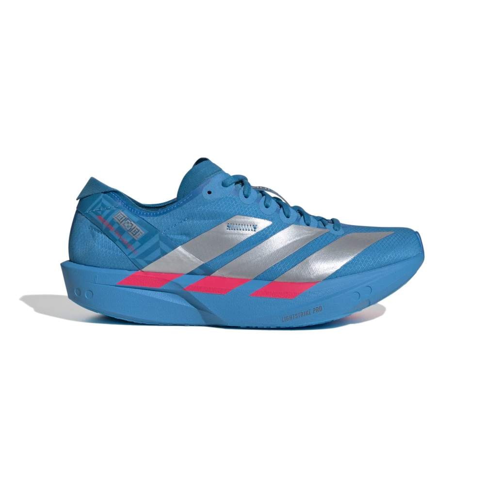 アディダス（adidas）（レディース）ランニングシューズ トレーニングシューズ 部活 アディゼロ タクミ セン 11 ブルー OPU68-JR4795