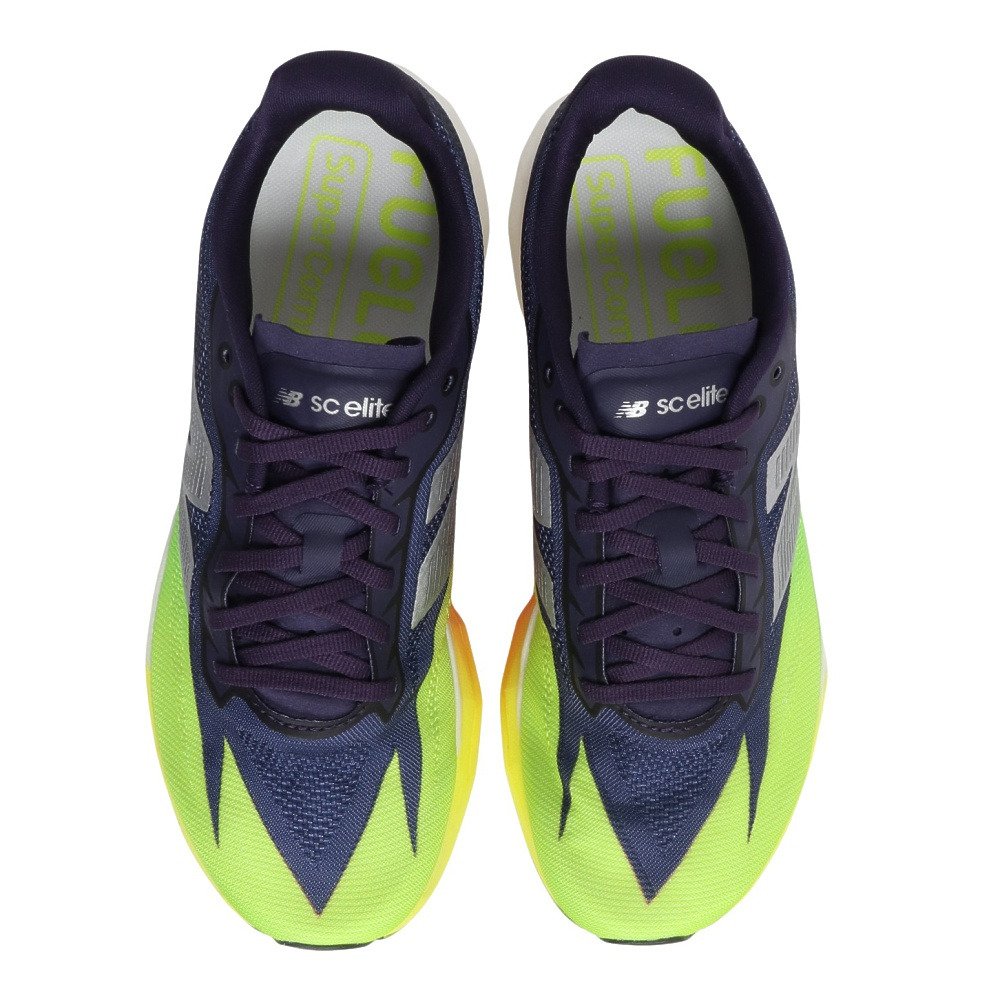 ニューバランス（new balance）（レディース）ランニングシューズ トレーニングシューズ 部活 フューエルセル スーパーコンプ E グリーン WRCEL7UH B