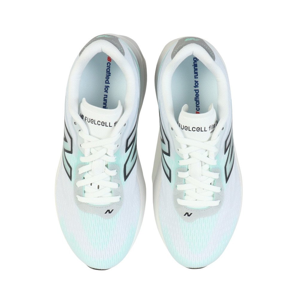 ニューバランス（new balance）（レディース）ランニングシューズ トレーニングシューズ 部活 FuelCell Flite-R ホワイア グリーン WFLTR4PU B
