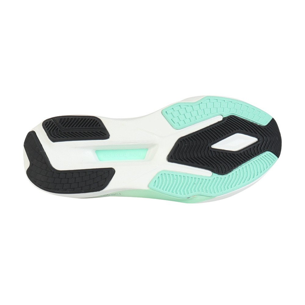 ニューバランス（new balance）（レディース）ランニングシューズ トレーニングシューズ 部活 FuelCell Flite-R ホワイア グリーン WFLTR4PU B