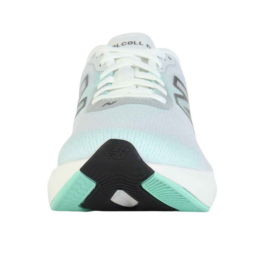 ニューバランス（new balance）（レディース）ランニングシューズ トレーニングシューズ 部活 FuelCell Flite-R ホワイア グリーン WFLTR4PU B