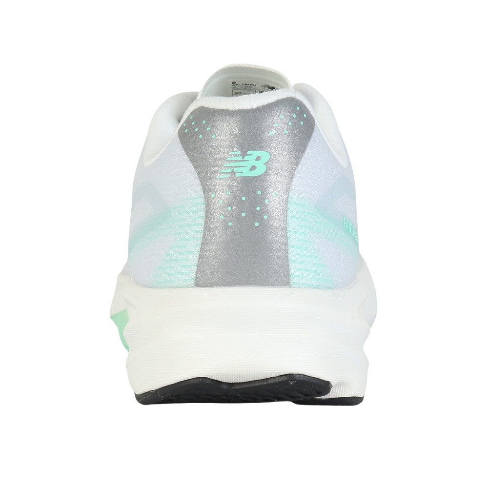 ニューバランス（new balance）（レディース）ランニングシューズ トレーニングシューズ 部活 FuelCell Flite-R ホワイア グリーン WFLTR4PU B