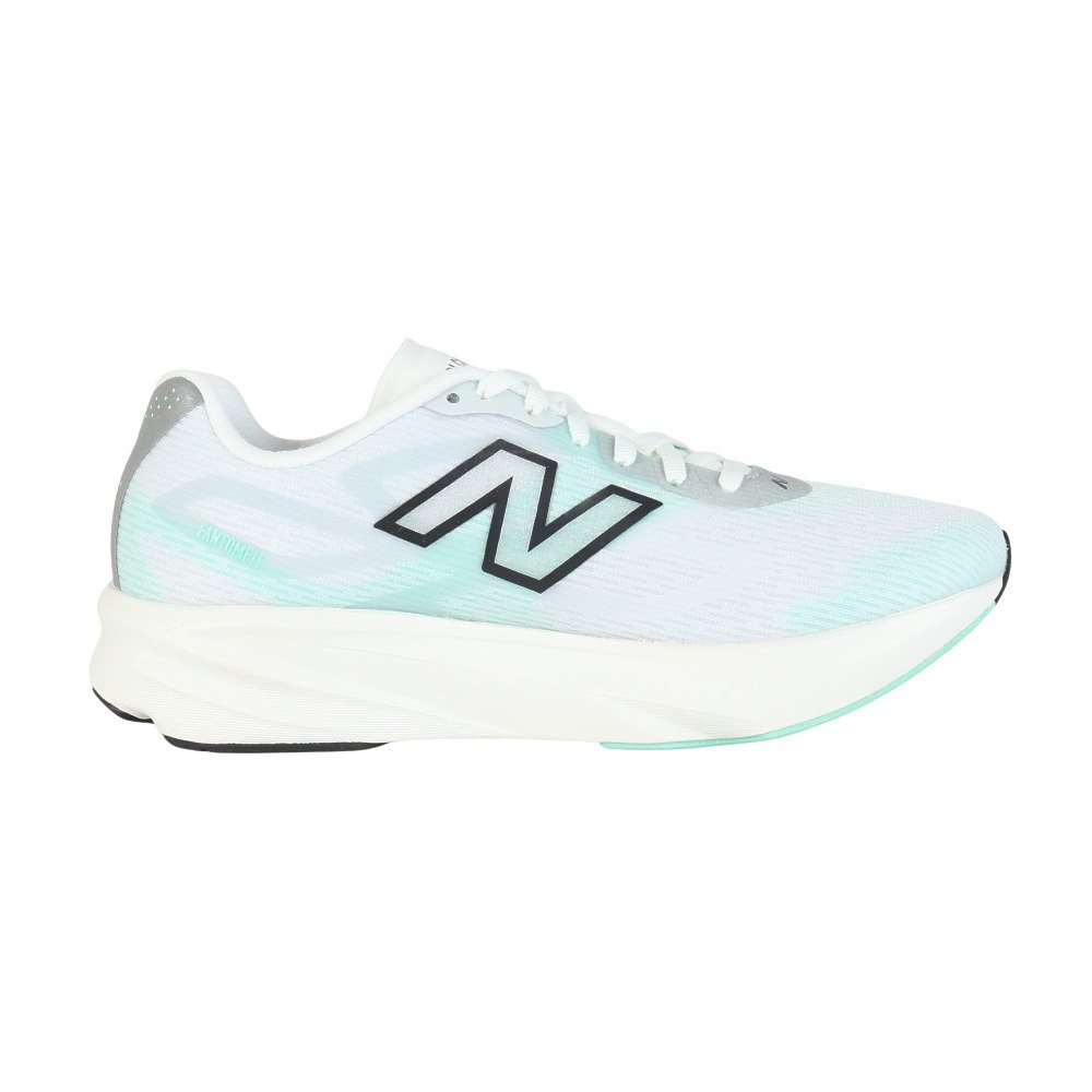 ニューバランス（new balance）（レディース）ランニングシューズ トレーニングシューズ 部活 FuelCell Flite-R ホワイア グリーン WFLTR4PU B