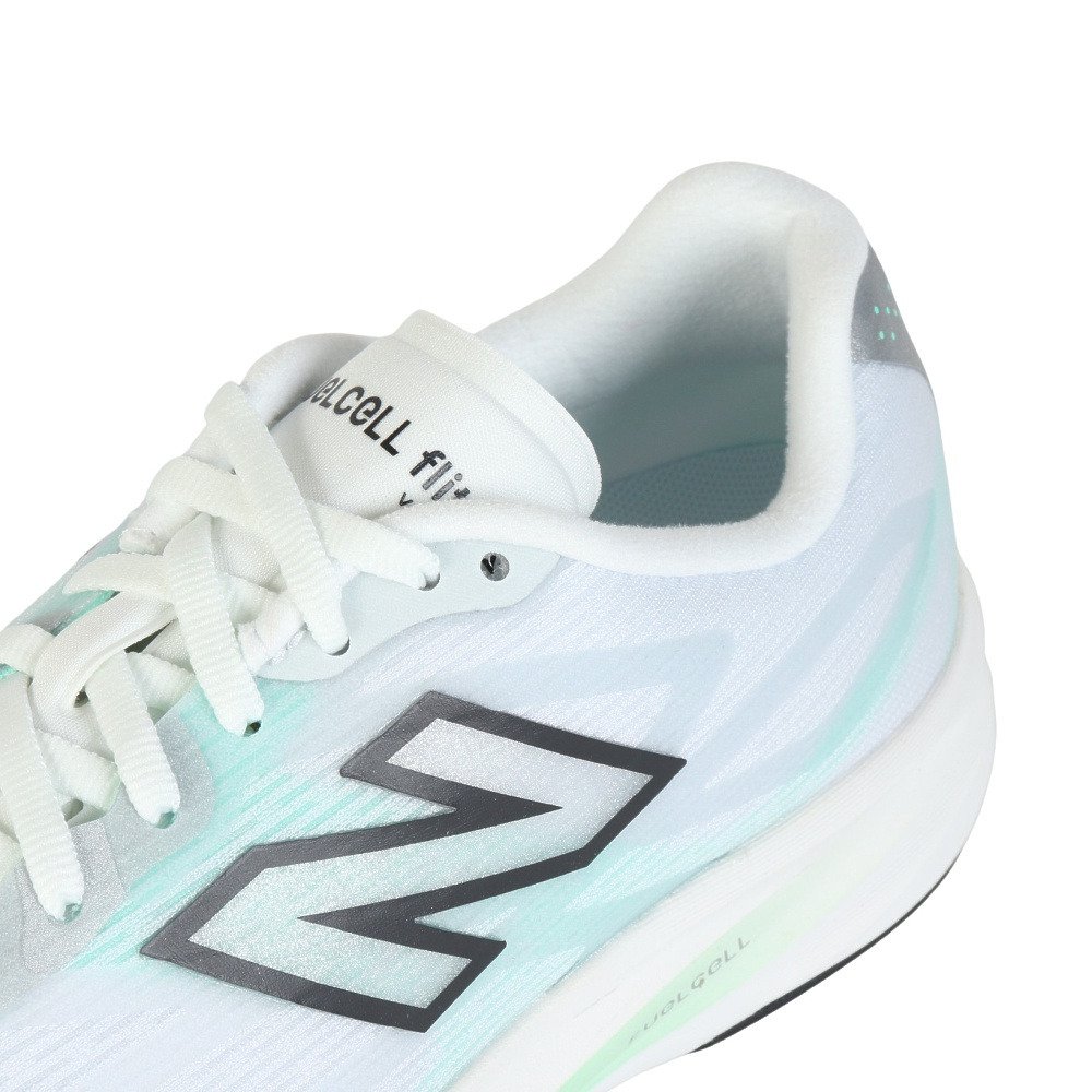 ニューバランス（new balance）（レディース）ランニングシューズ トレーニングシューズ 部活 FuelCell Flite-R ホワイア グリーン WFLTR4PU B