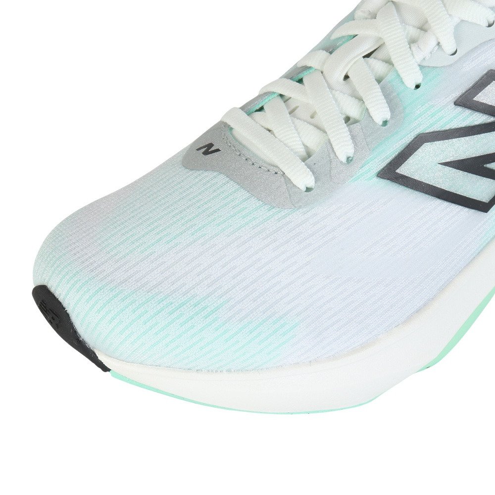ニューバランス（new balance）（レディース）ランニングシューズ トレーニングシューズ 部活 FuelCell Flite-R ホワイア グリーン WFLTR4PU B