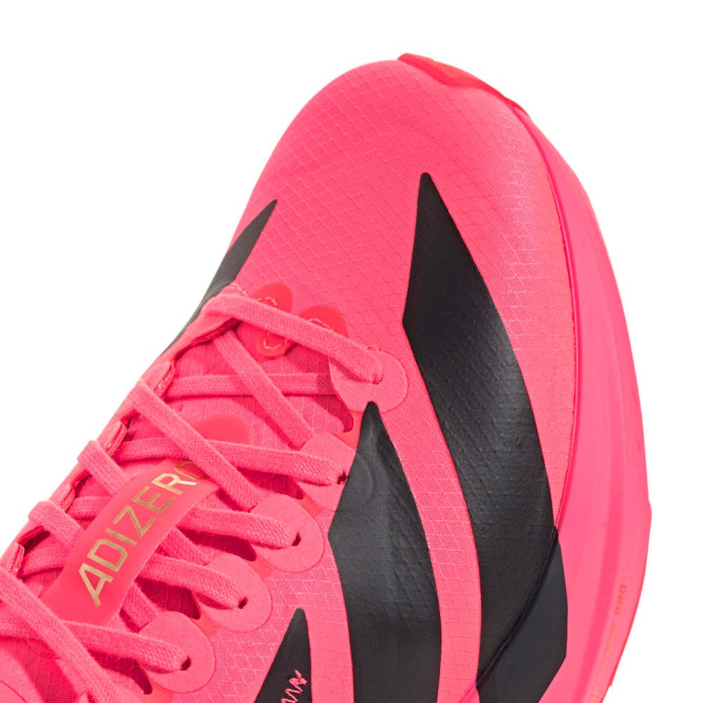 アディダス（adidas）（レディース）ランニングシューズ トレーニングシューズ 部活 アディゼロ タクミ セン 11 ランニング ショックピンク NMQ29-KI5713