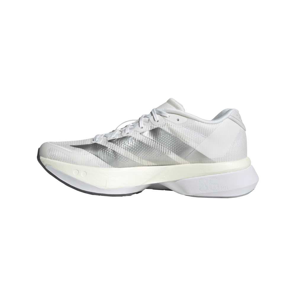 アディダス（adidas）（レディース）ランニングシューズ トレーニングシューズ 部活 アディゼロ ボストン 13 ホワイト シルバー ONE39-JS4948 スポーツ シューズ