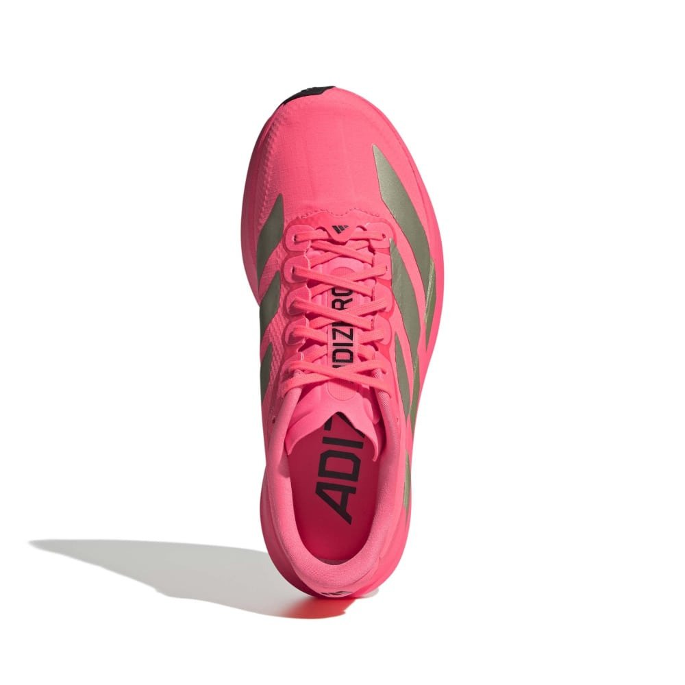 アディダス（adidas）（レディース）ランニングシューズ スポーツシューズ アディゼロ EVO SL ショックピンク OTO51-KJ2548 トレーニングシューズ 部活