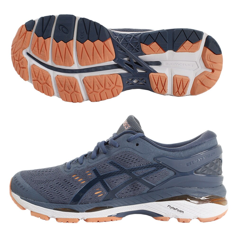 ＜スーパースポーツ ゼビオ＞ ランニングシューズ レディース スニーカー GEL-KAYANO 24 TJG758.5649 オンライン価格