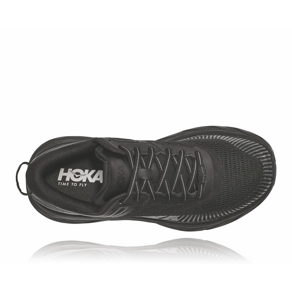 ホカ（HOKA）（レディース）ランニングシューズ レディース ボンダイ BONDI 7 1110519-BBLC 黒 ジョギングシューズ マラソン