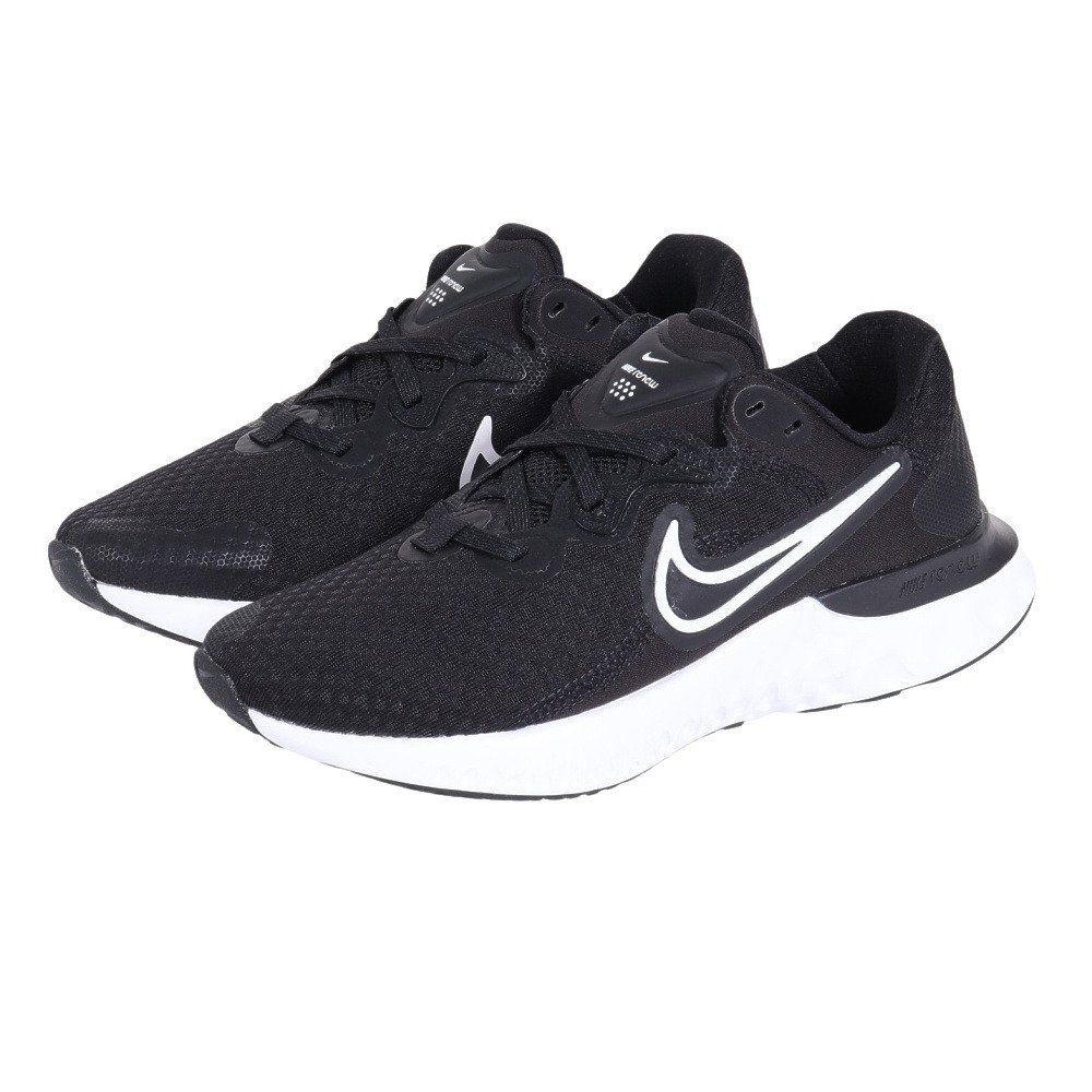 ナイキ ナイキ Nike レディース リニュー ラン 2 ブラック ホワイト 黒 白 Cu3505 005 ランニングシューズ 靴 スポーツ スニーカー ジョギング マラソン 部活 スポーツ用品はスーパースポーツゼビオ