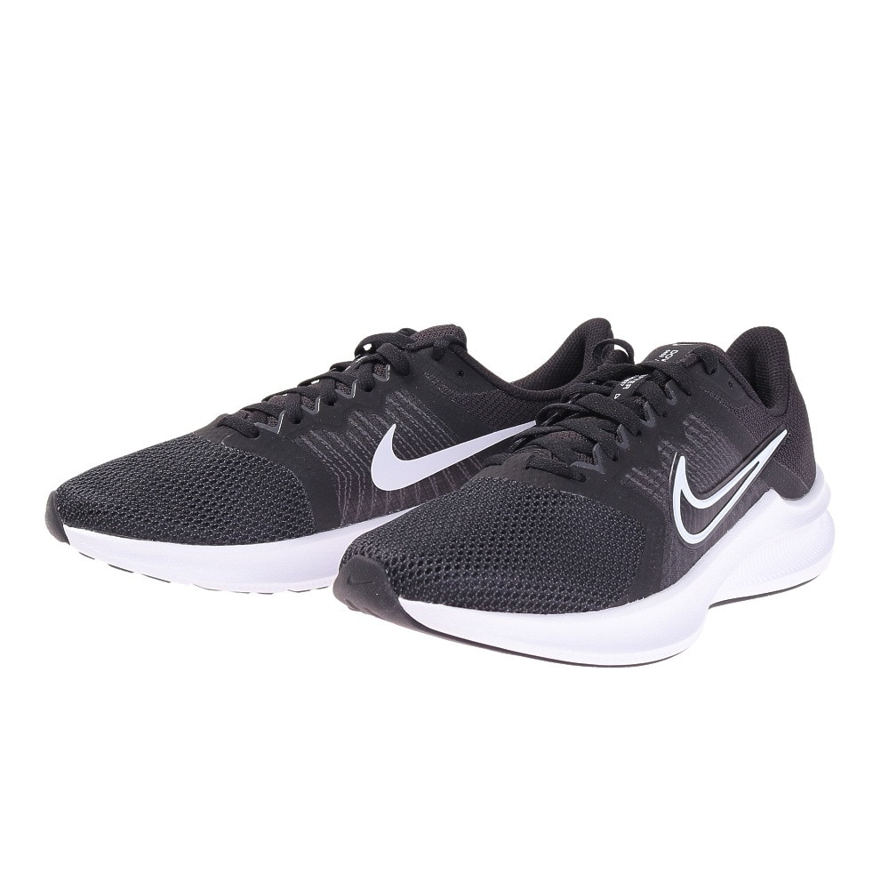 ナイキ（NIKE）（レディース）ダウンシフター 11 ブラック ホワイト 黒 白 CW3413-006 ランニングシューズ 靴 スポーツスニーカー ジョギング