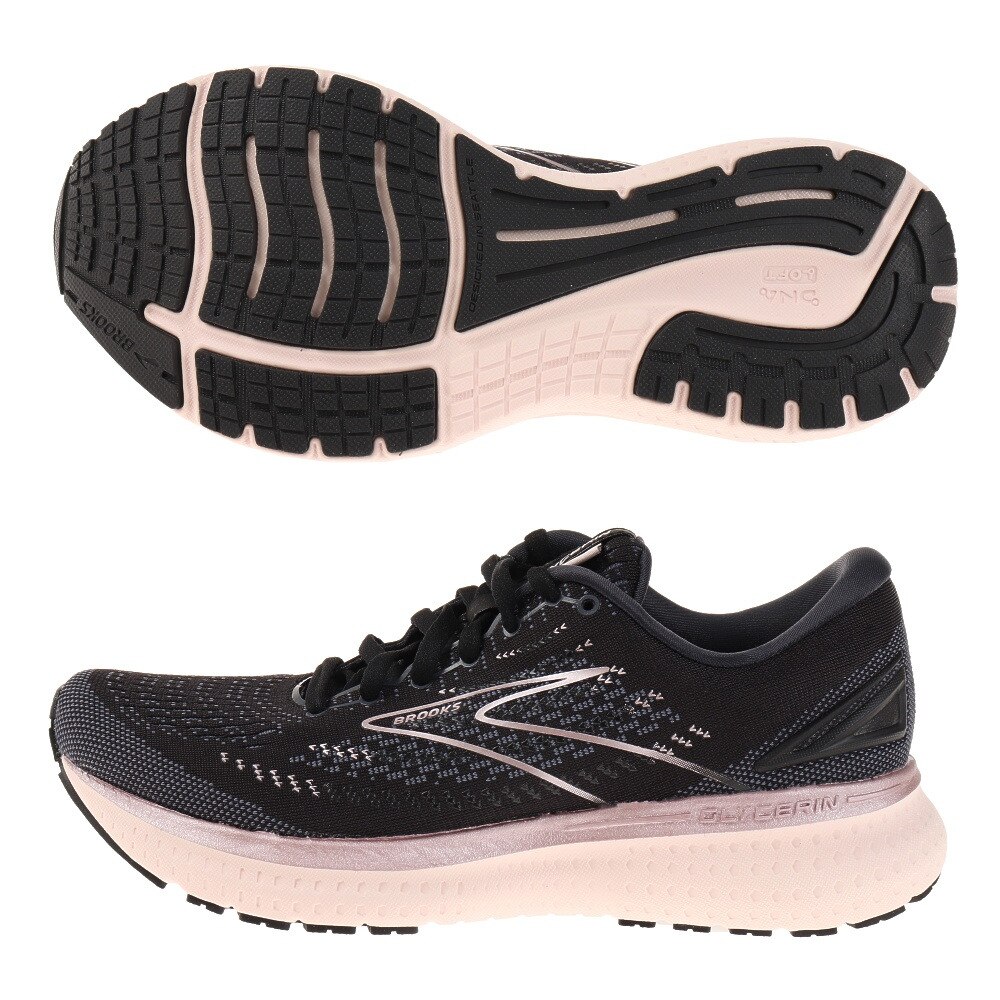 ランニングシューズ ジョギングシューズ グリセリン19 BRW3433 BLK