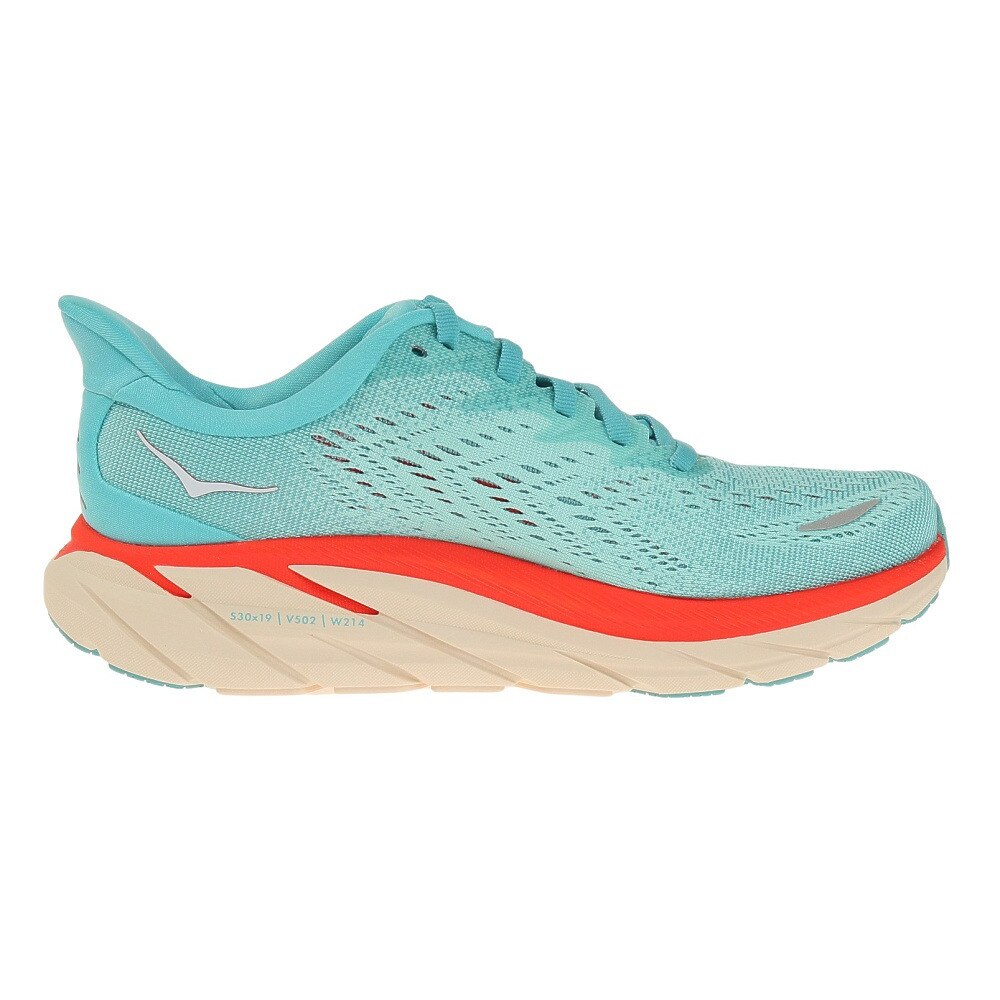 ホカ（HOKA）（レディース）ランニングシューズ クリフトン8 ワイド CLIFTON 8 WIDE 1121375-AEBL ジョギングシューズ