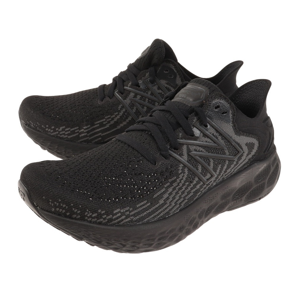 ニューバランス（new balance）（レディース）ランニングシューズ フレッシュフォーム 1080 FRESH FOAM 黒 くろ クロ ブラック W1080K11 D スニーカー 軽量★★★
