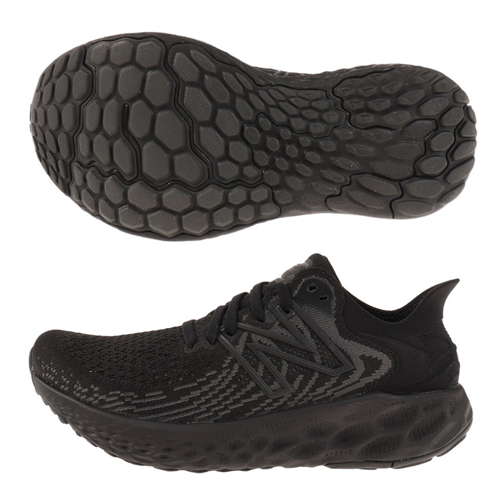 ニューバランス（new balance）（レディース）ランニングシューズ フレッシュフォーム 1080 FRESH FOAM 黒 くろ クロ ブラック W1080K11 D スニーカー 軽量