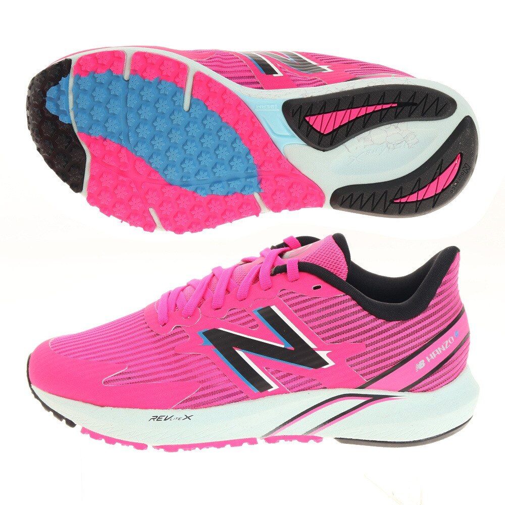ニューバランス（new balance）（レディース）ランニングシューズ HANZO U W WHANZUW4 2E ジョギング レディース 部活 靴