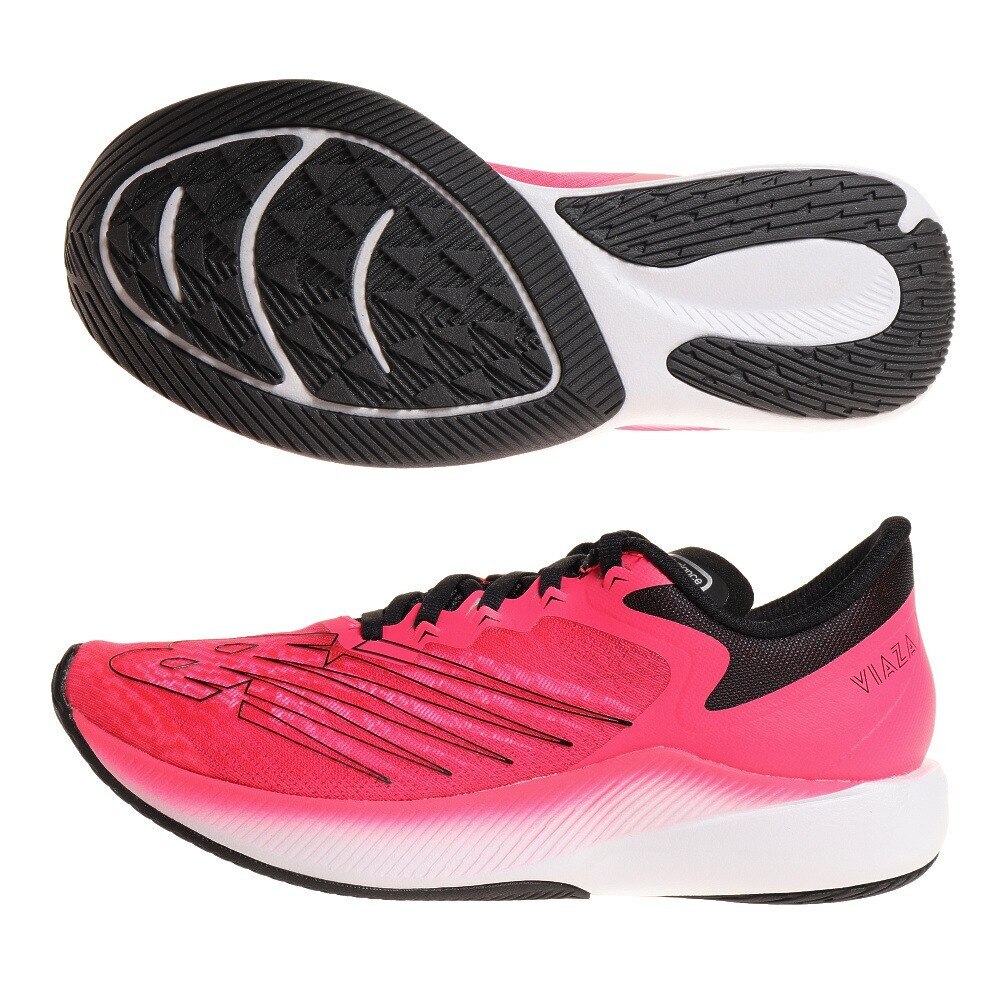 ニューバランス（new balance）（レディース）ランニングシューズ ピンク VIAZA W PB1 WVIAZPB1B ジョギングシューズ レディース 靴 シューズ