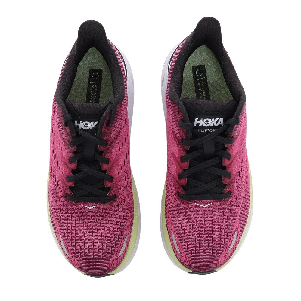 ホカ（HOKA）（レディース）ランニングシューズ レディース クリフトン 8 ワイド W CLIFTON 8 WIDE 1121375-BGIR ジョギングシューズ★★★