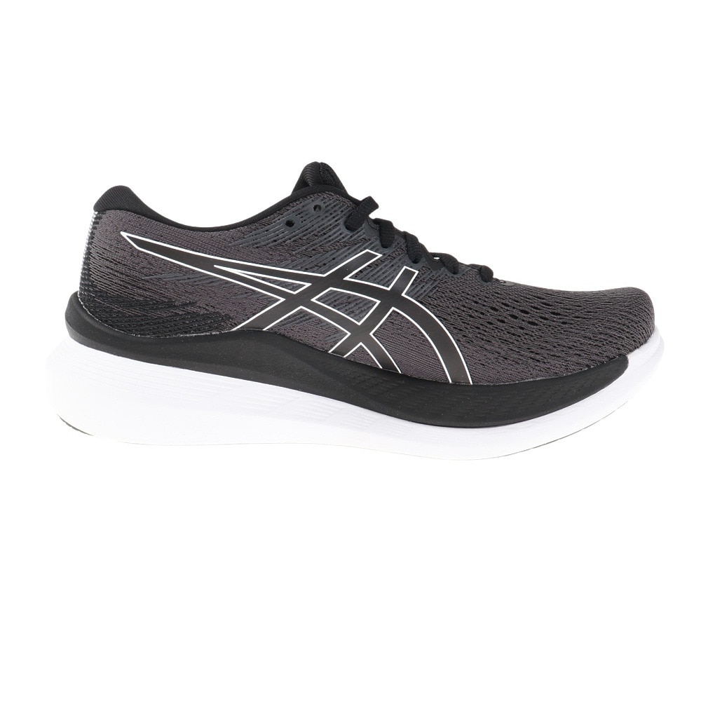 アシックス（ASICS）（レディース）ランニングシューズ グライドライド3 ワイド GlideRide3 WIDE ブラック 1012B181.001 スニーカー 厚底 プレート 幅広 軽量