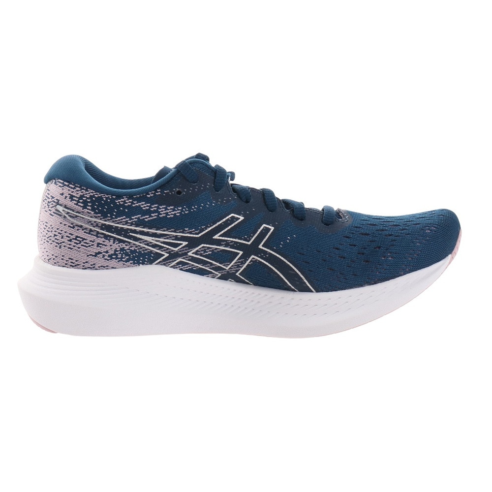 アシックス（ASICS）（レディース）ランニングシューズ エボライド 3 ブルー 1012B184.400 スニーカー トレーニング ジョギング 軽量 駅伝 部活 マラソン 