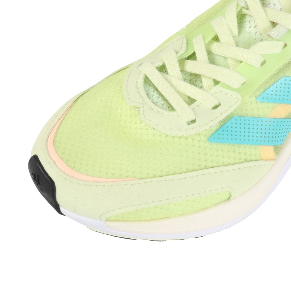 アディダス（adidas）（レディース）ランニングシューズ アディゼロ ボストン10 W ライトグリーン GY0906 スニーカー 厚底 プレート ジョギング 部活 マラソン