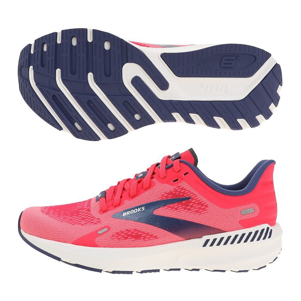 ブルックス ブルックス Brooks レディース レディース スニーカー シューズ ローンチ9 Launch Gts9 フラッシュピンク Brw3742 P スポーツ用品はスーパースポーツゼビオ